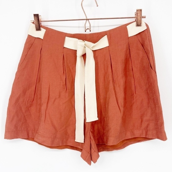 Lush Terracotta Shortie Shorts Size Medium NWT - Picture 1 of 4